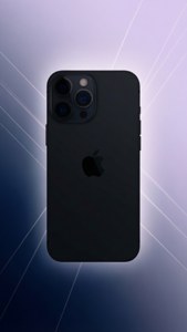 Matte Black iPhone Silhouette