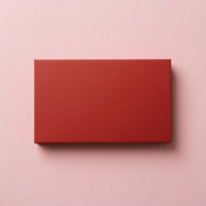 Matte Red on Pink