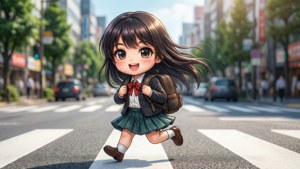 Mayoi's Sunny Crosswalk