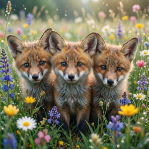 Meadow Fox Peek