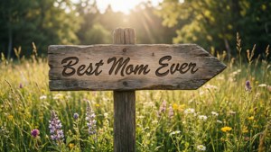 Meadow Sign Best Mom