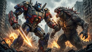 Mech vs Kaiju