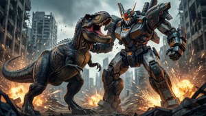 Mecha vs Beast