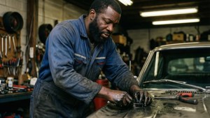 Mechanic Dad and Car