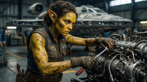 Mechanic Twi'lek at Work