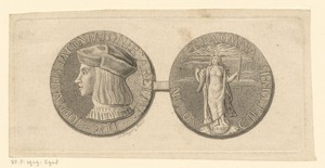 Medaille met een portret van Giovanni Battista Confalonieri