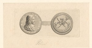 Medaille met een portret van Guido Poterius