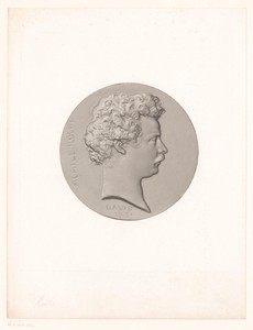 Medaille met portret van Achille Roche