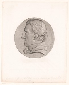 Medaille met portret van Antoine-Chrysostome Quatremère de Quincy