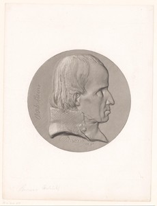 Medaille met portret van Charles Percier