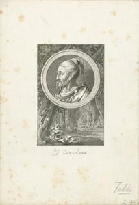 Medaille met portret van Claudius Civilus