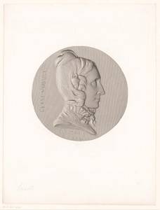 Medaille met portret van Élise Voïart