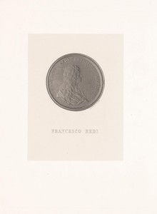 Medaille met portret van Francesco Redi
