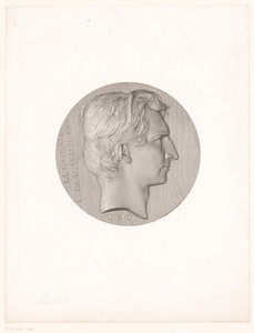 Medaille met portret van Francisco de Paula Santander
