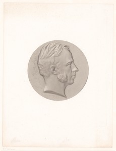 Medaille met portret van François Mina