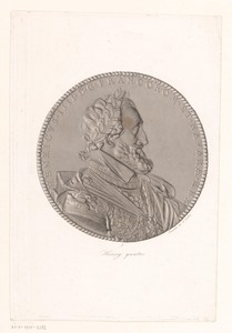 Medaille met portret van Hendrik IV van Frankrijk