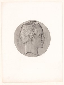 Medaille met portret van Manuel
