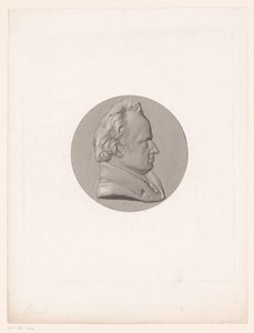 Medaille met portret van Marc Isambard Brunel