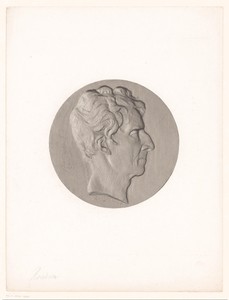 Medaille met portret van Riederes