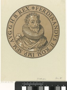 Medaillon met een portret van keizer Ferdinandus II