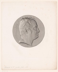 Medaillon met portret van Antoine-Vincent Arnault