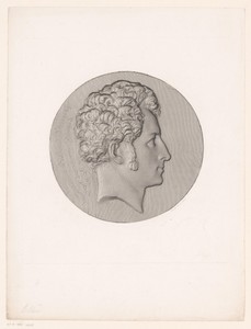 Medaillon met portret van Charles-Michel Billard