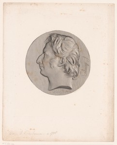 Medaillon met portret van François Arago