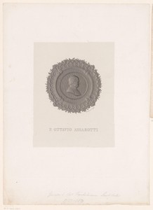 Medaillon met portret van Ottavio Assarotti