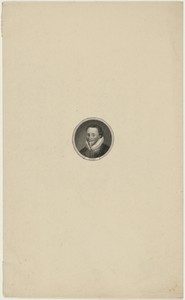 Medallion Portrait of Man in Ruff and  Pointed Beard