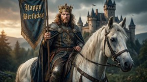 Medieval Birthday King