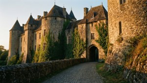 Medieval Castle at Golden Hour