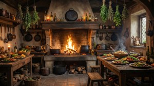Medieval Kitchen Feast
