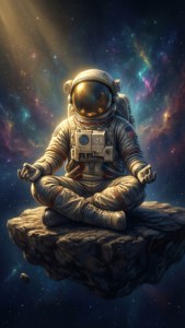Meditating Astronaut