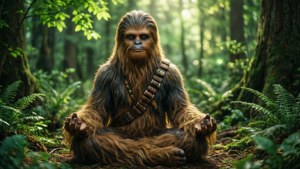 Meditating Forest Wookiee