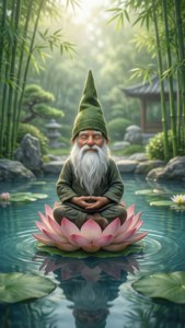 Meditating Gnome