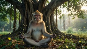 Meditating Monkey