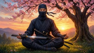 Meditating Ninja