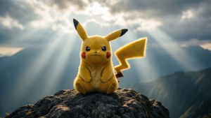 Meditating Pikachu
