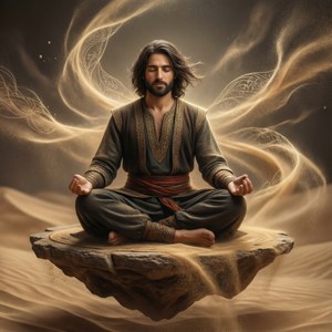Meditation Amidst Sands