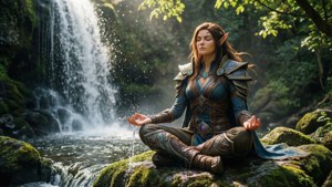 Meditation at the Falls