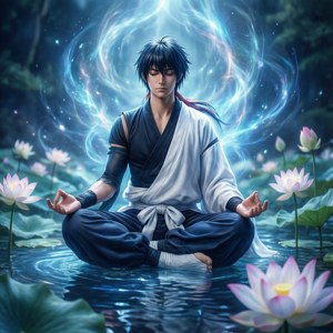 Meditation Over Lotus