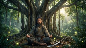 Meditation Under Banyan