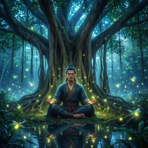 Meditation Under Banyan