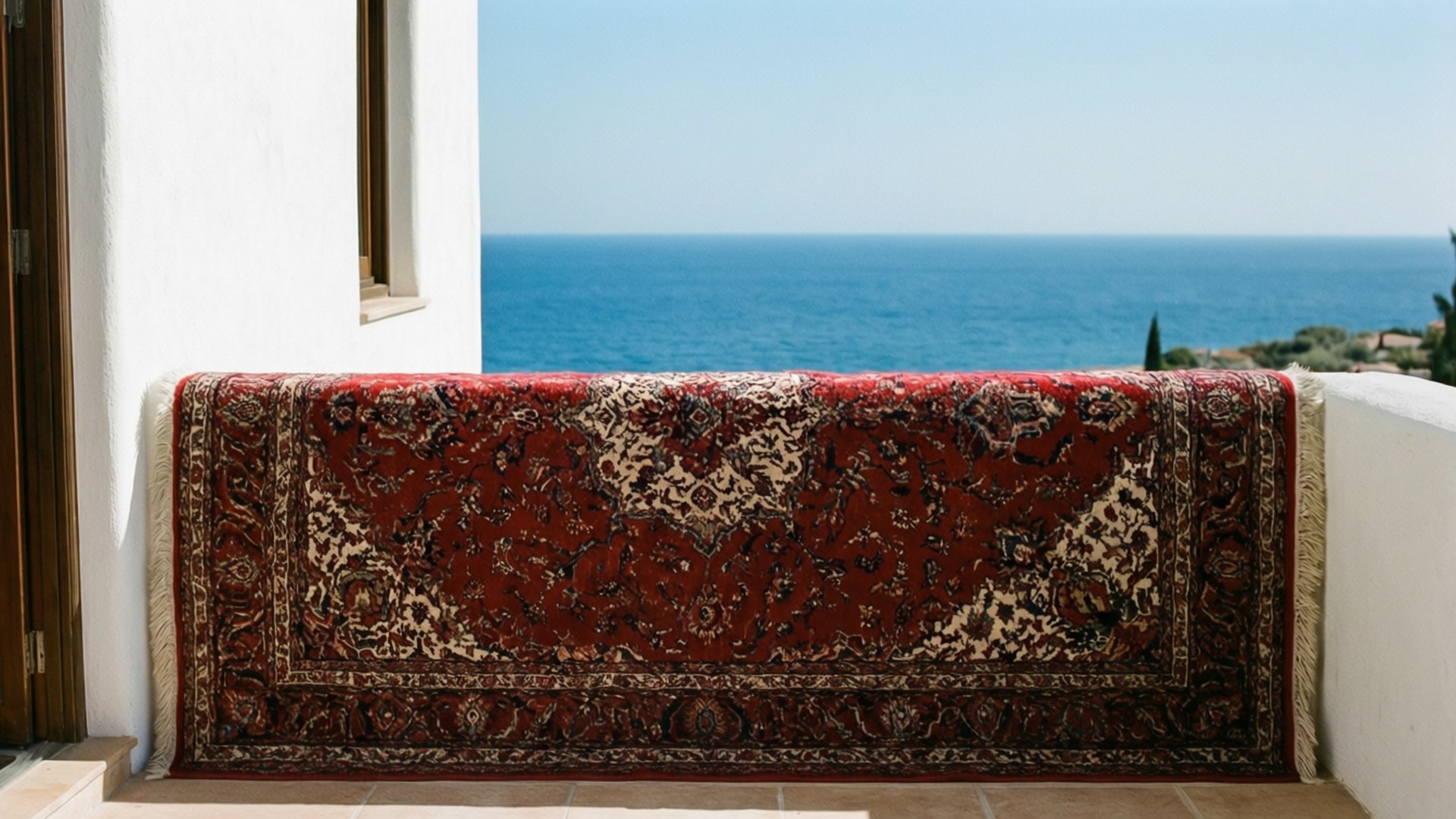 Mediterranean Balcony Carpet by Wallpapers.art Studio