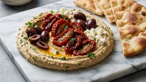 Mediterranean Hummus Board