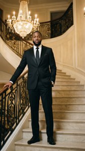 Meek Mill Grand Staircase