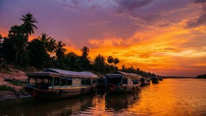 Mekong River Sunset