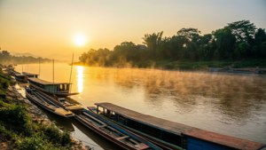 Mekong Sunrise Serenity