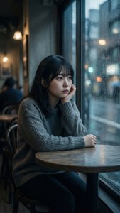 Melancholic Cafe Moment