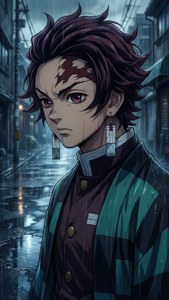Melancholic Rainy Street